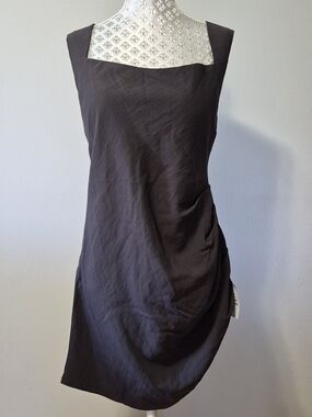 ASOS Design charcoal gray sleeveless dress